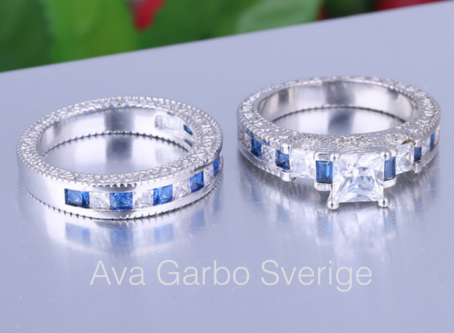 Ava Garbo -White and Blue